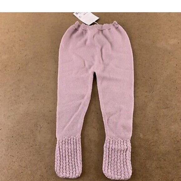 Paz Rodriguez Baby Size 9 Months Lilac Wool 2 Piece Sweater Knit Pant Set NWT - Picture 8 of 12